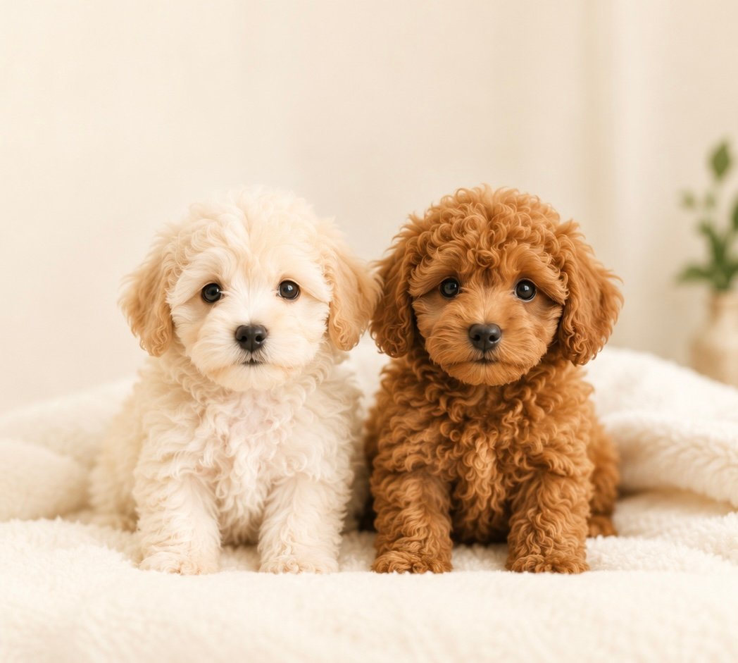 Adorable Maltipoo and Toy Poodle puppies